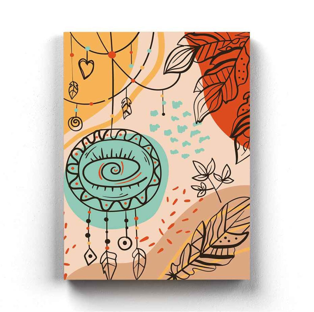 Catching My Dreams - Boho Art Frame For Wall Decor- Funkydecors Xs / Canvas Posters Prints & Visual