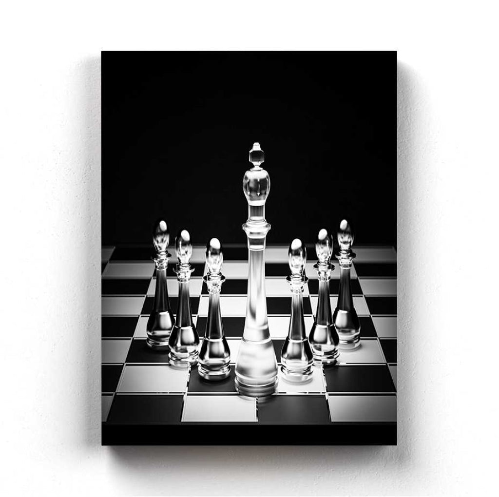 Checkmate - Sports Art Frame For Wall Decor- Funkydecors Xs / Canvas Posters Prints & Visual Artwork