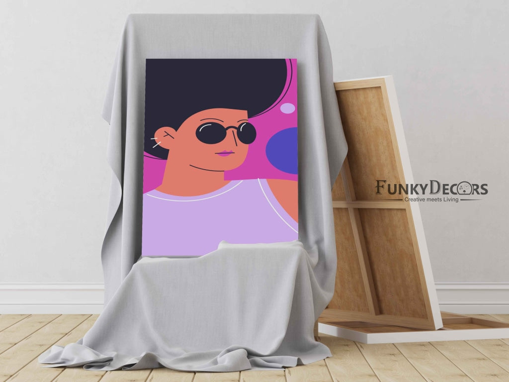 Chic Design Women Portrait Art Frame For Wall Decor- Funkydecors Posters Prints & Visual Artwork