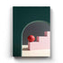 Circular Ball On Stair Shape Geometric Art Frame For Wall Decor- Funkydecors Xs / Canvas Posters
