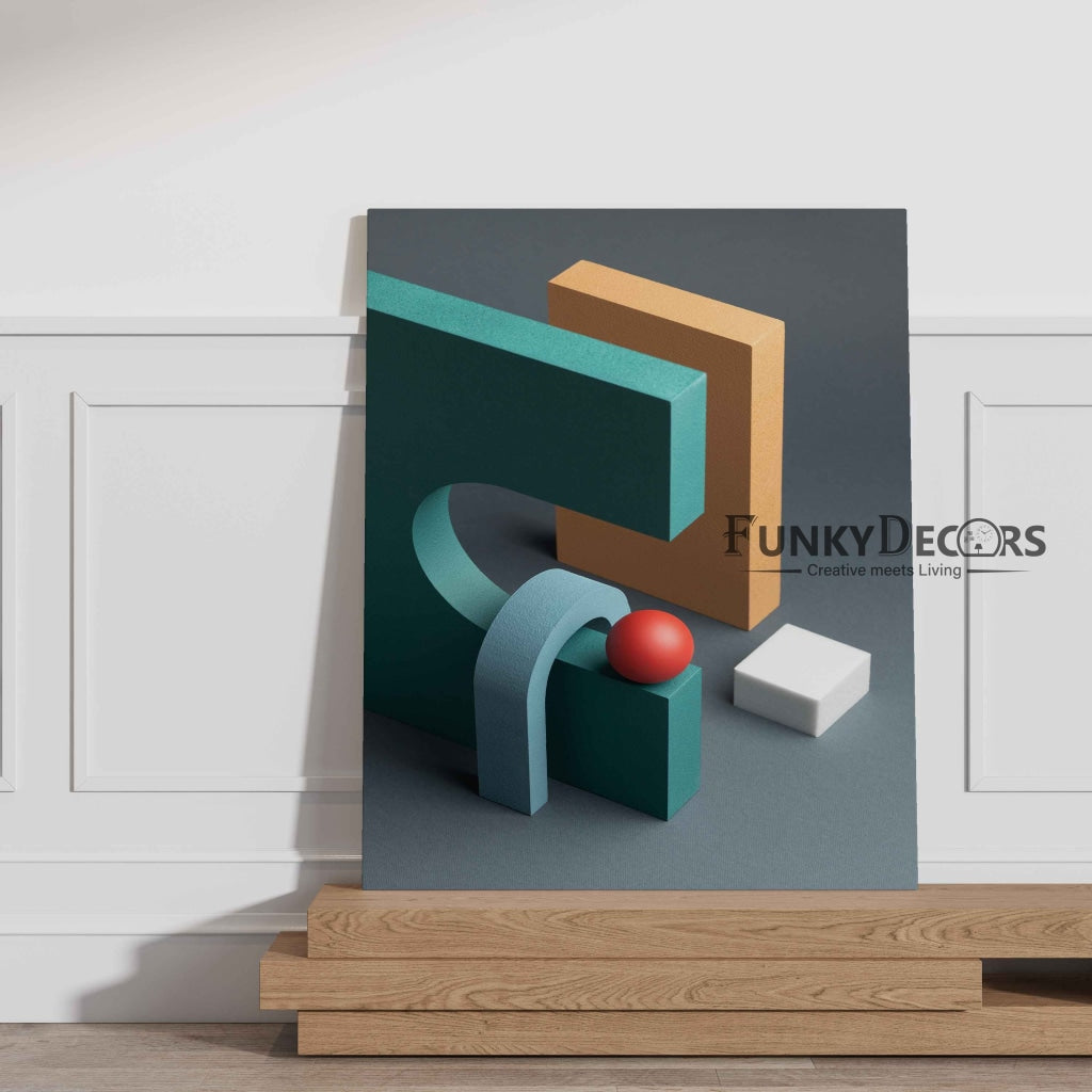 Classic Geometric Art Frame For Wall Decor- Funkydecors Posters Prints & Visual Artwork