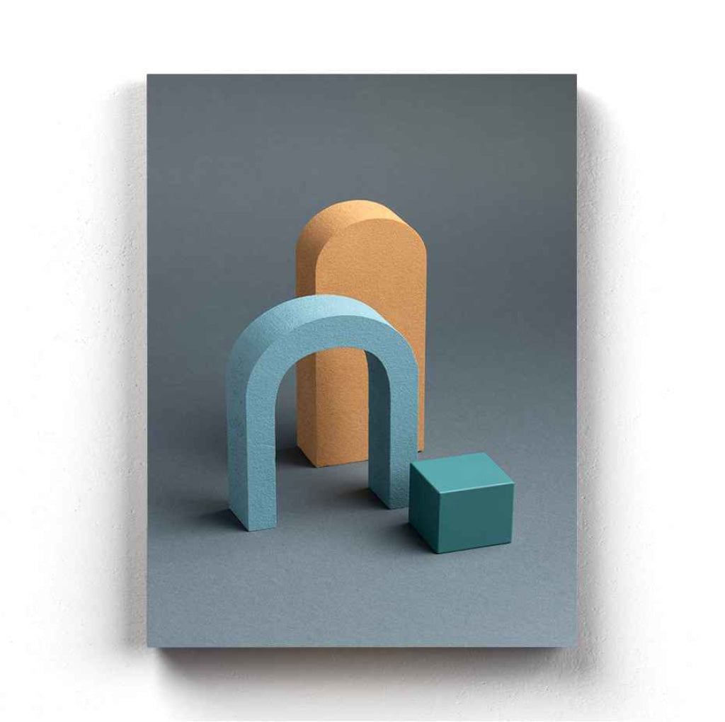 Classic Geometric Art Frame For Wall Decor- Funkydecors Xs / Canvas Posters Prints & Visual Artwork