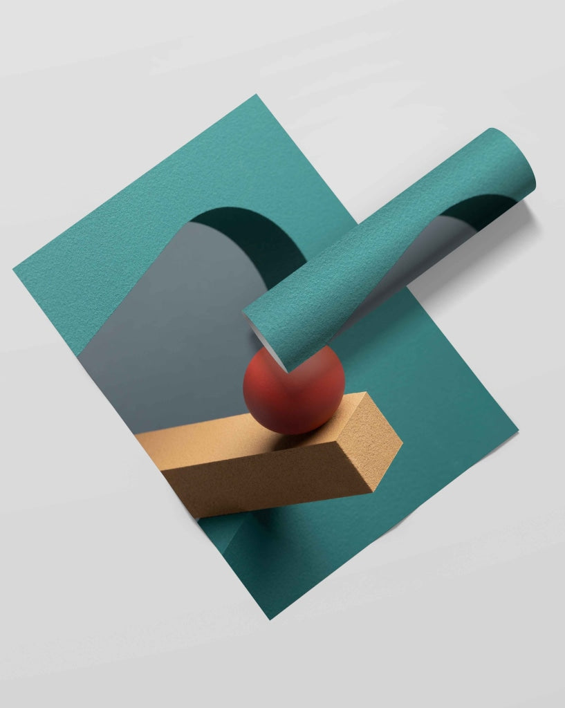 Classic Geometric Art Frame For Wall Decor- Funkydecors Xs / Roll Posters Prints &amp; Visual Artwork