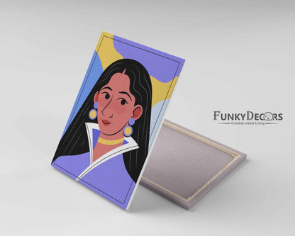 Classic Women Portrait Art Frame For Wall Decor- Funkydecors Posters Prints & Visual Artwork