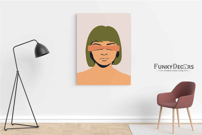 Classic Women Portrait Art Frame For Wall Decor- Funkydecors Posters Prints & Visual Artwork