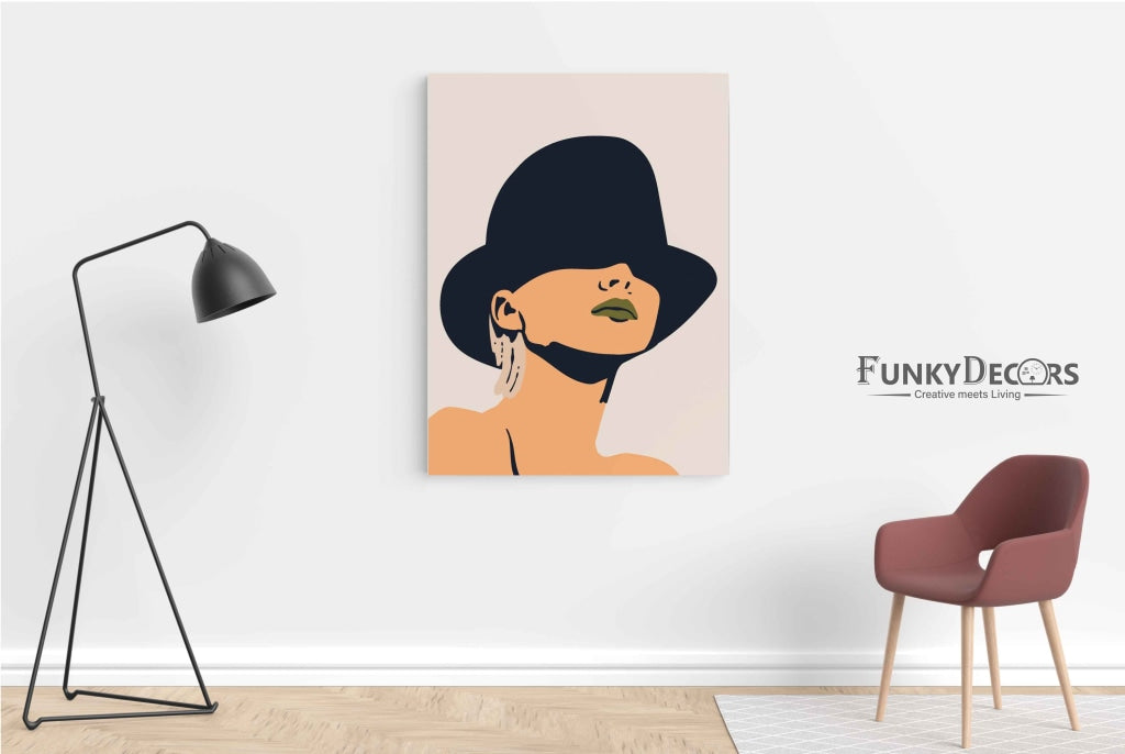Classic Women Portrait Art Frame For Wall Decor- Funkydecors Posters Prints & Visual Artwork