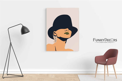 Classic Women Portrait Art Frame For Wall Decor- Funkydecors Posters Prints & Visual Artwork