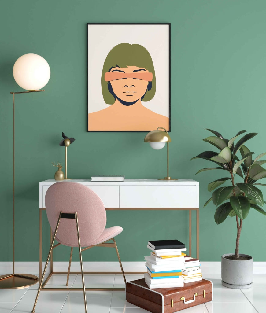 Classic Women Portrait Art Frame For Wall Decor- Funkydecors Xs / Black Posters Prints & Visual