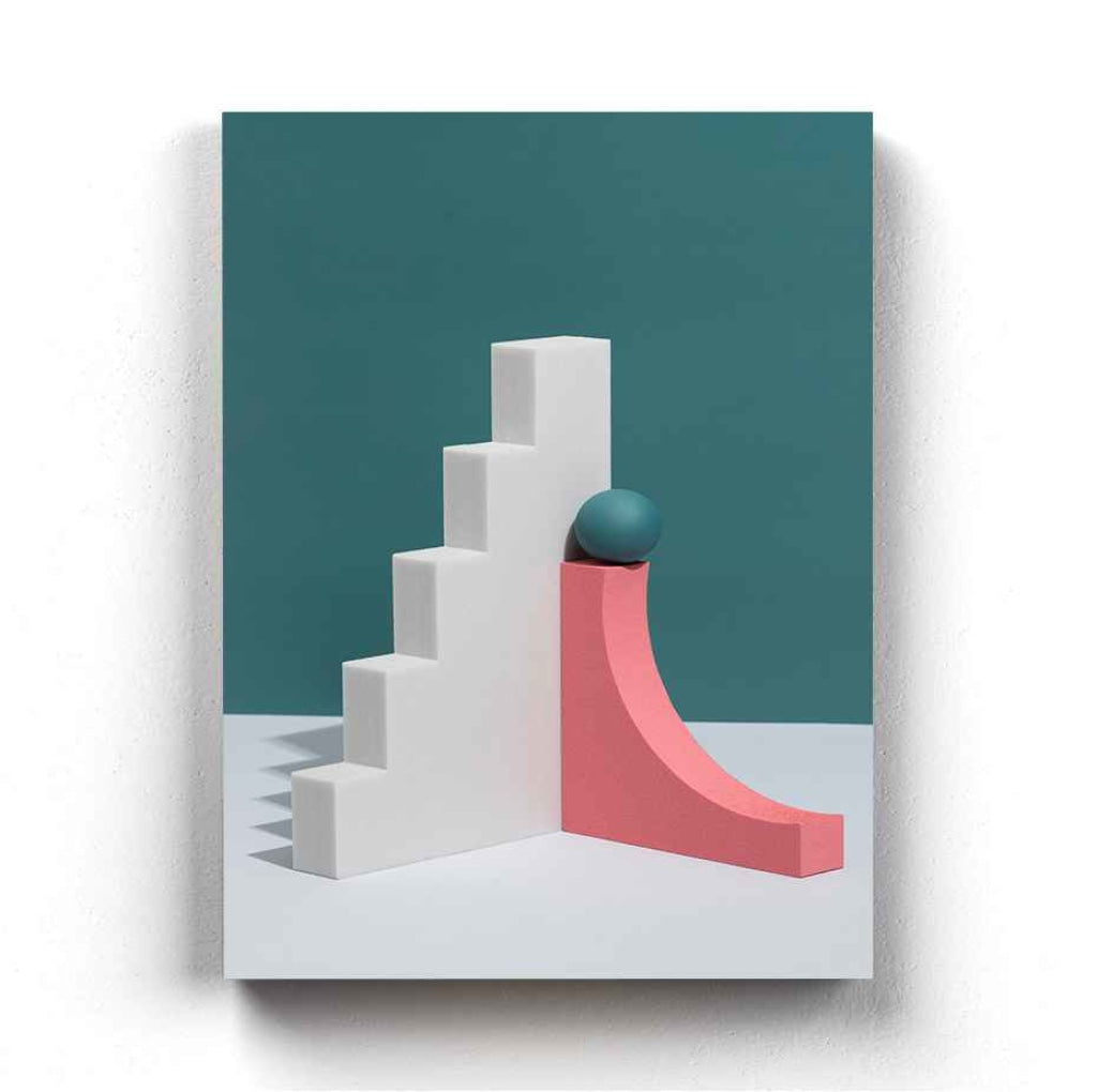 Classy 3D Geometric Art Frame For Wall Decor- Funkydecors Xs / Canvas Posters Prints & Visual