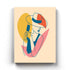 Colour Block Design Portrait Art Frame For Wall Decor- Funkydecors Xs / Canvas Posters Prints &