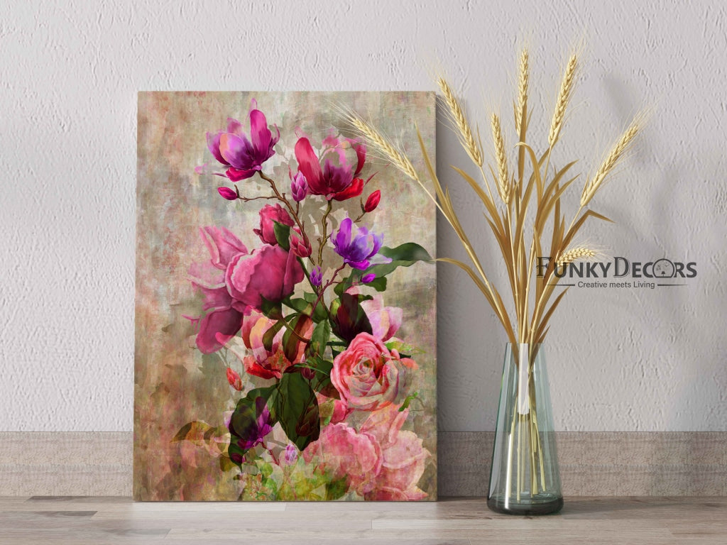 Colour Me Floral - Nature Art Frame For Wall Decor- Funkydecors Posters Prints &amp; Visual Artwork