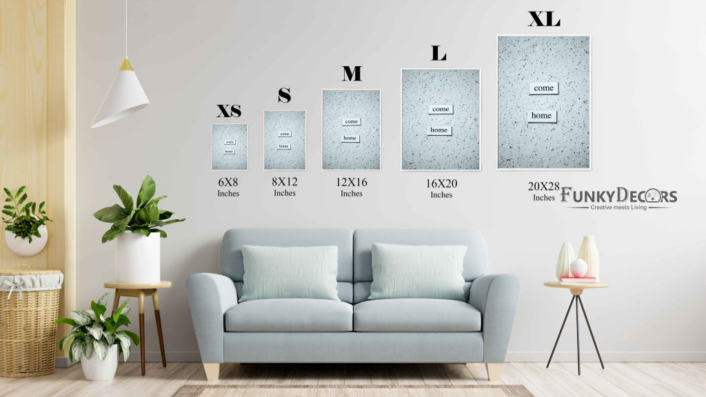 Come Home - Quotes Art Frame For Wall Decor- Funkydecors Posters Prints & Visual Artwork