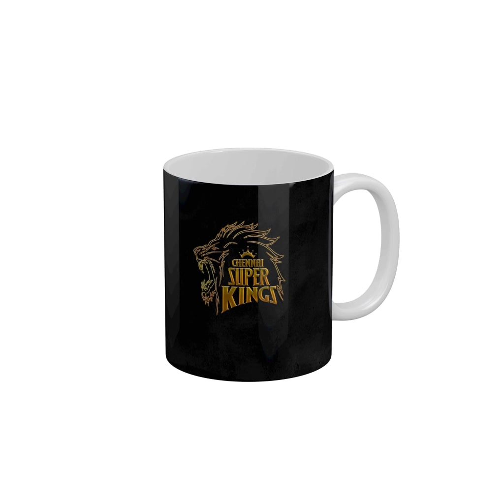CSK Logo Coffee Ceramic Mug 350 ML-FunkyDecors IPL Mugs FunkyDecors
