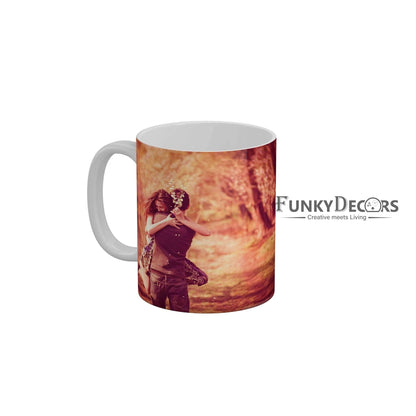 Cute Couple Love Coffee Mug 350 ml-FunkyDecors Love Mugs FunkyDecors