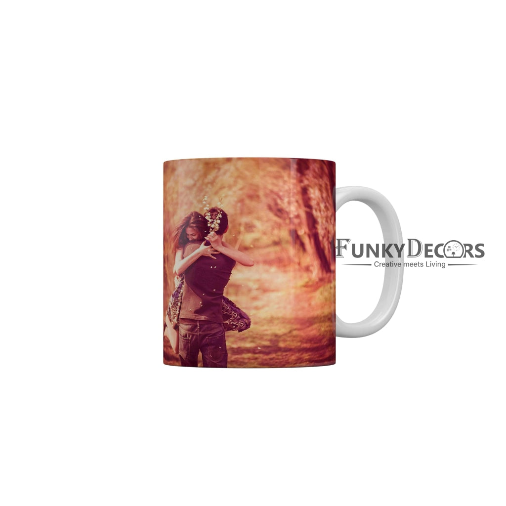 Cute Couple Love Coffee Mug 350 ml-FunkyDecors Love Mugs FunkyDecors