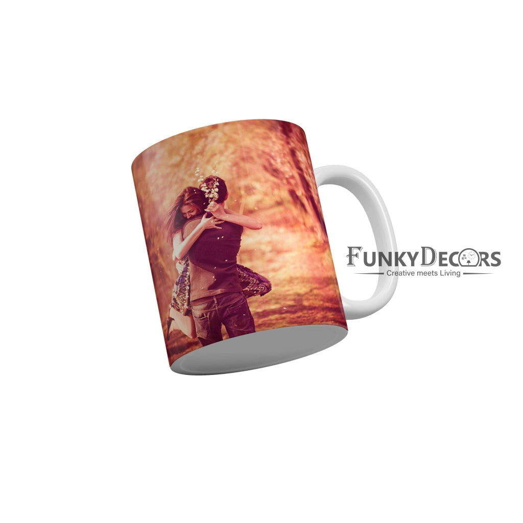 Cute Couple Love Coffee Mug 350 ml-FunkyDecors Love Mugs FunkyDecors