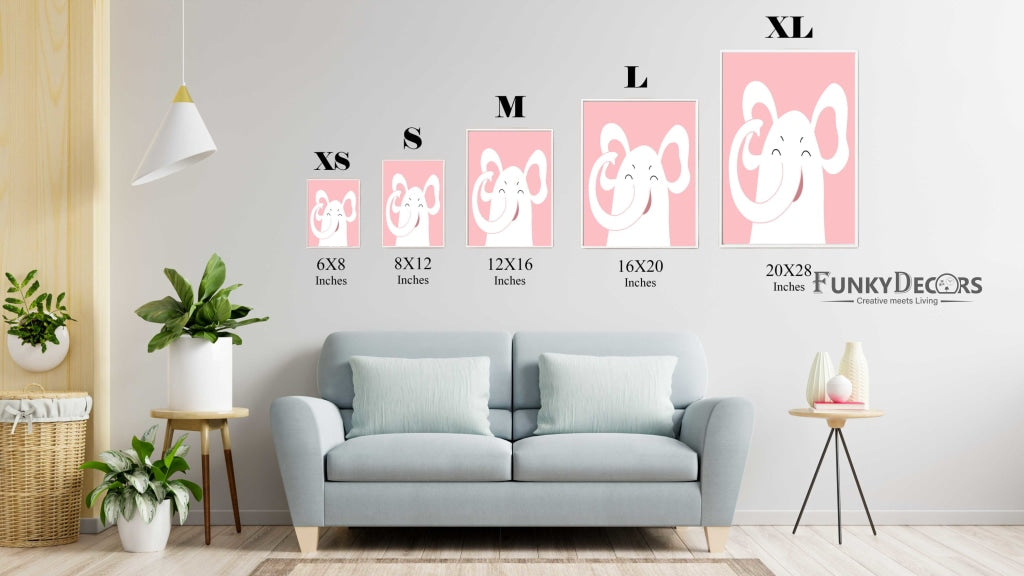 Cuteness Overloaded - Nursery Art Frame For Wall Decor- Funkydecors Posters Prints & Visual Artwork