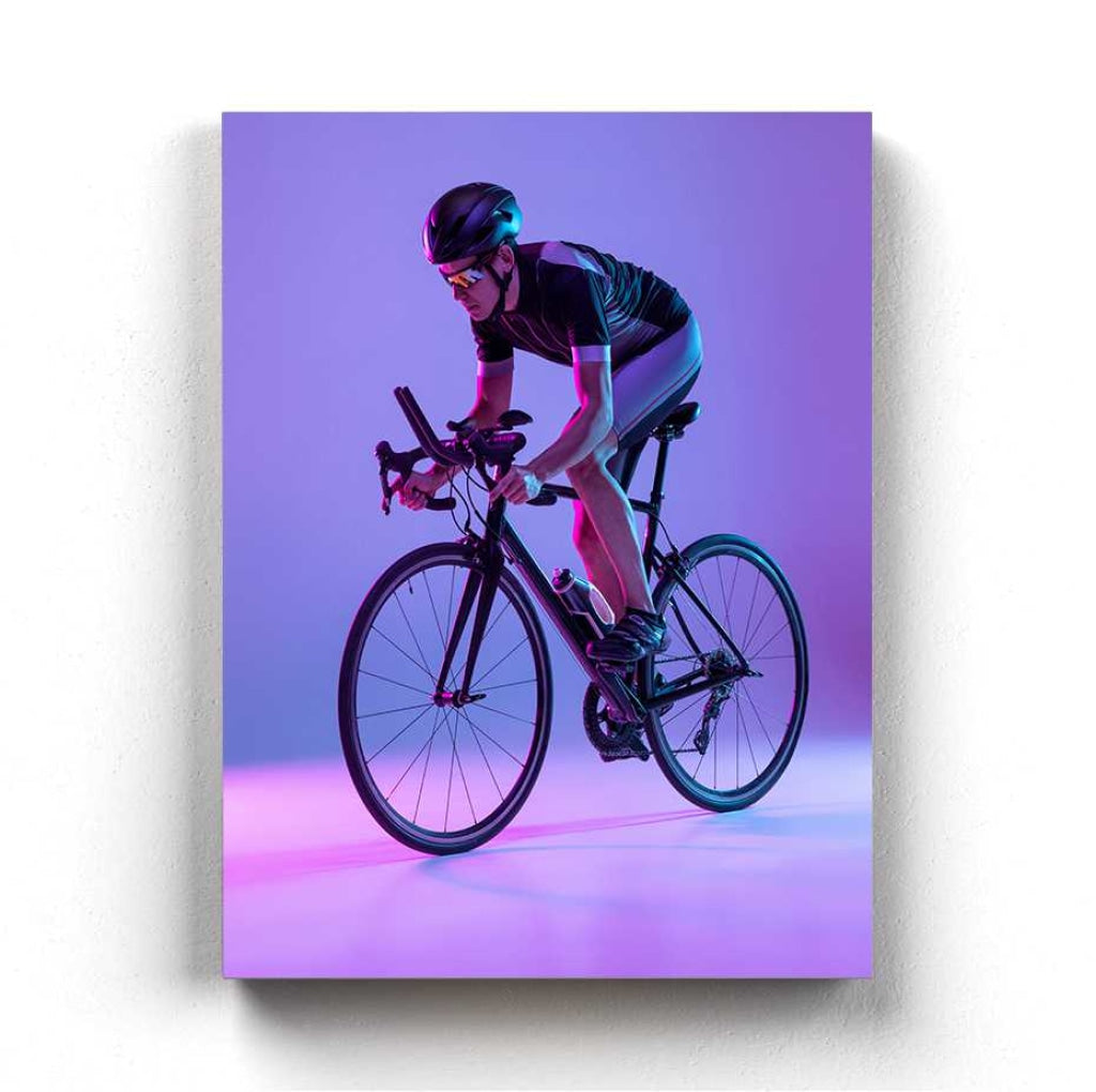 Cycling - Sports Art Frame For Wall Decor- Funkydecors Xs / Canvas Posters Prints & Visual Artwork