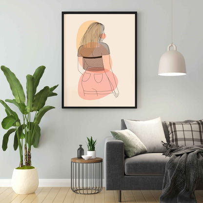 Day Dreamer Portrait Art Frame For Wall Decor- Funkydecors Xs / Black Posters Prints & Visual