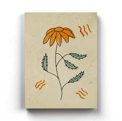 Delicate Floral Art Frame For Wall Decor- Funkydecors Xs / Canvas Posters Prints & Visual Artwork