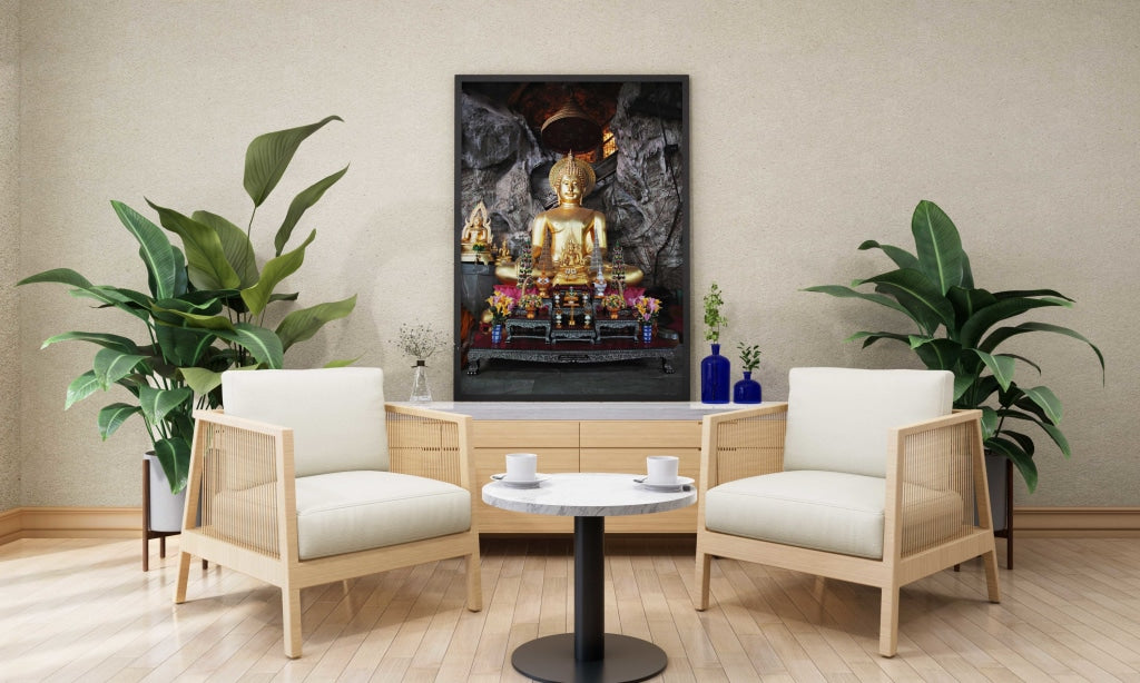 Divinity - Spiritual Art Frame For Wall Decor- Funkydecors Xs / Black Posters Prints &amp; Visual