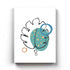 Doddle Line Art Frame For Wall Decor- Funkydecors Xs / Canvas Posters Prints & Visual Artwork