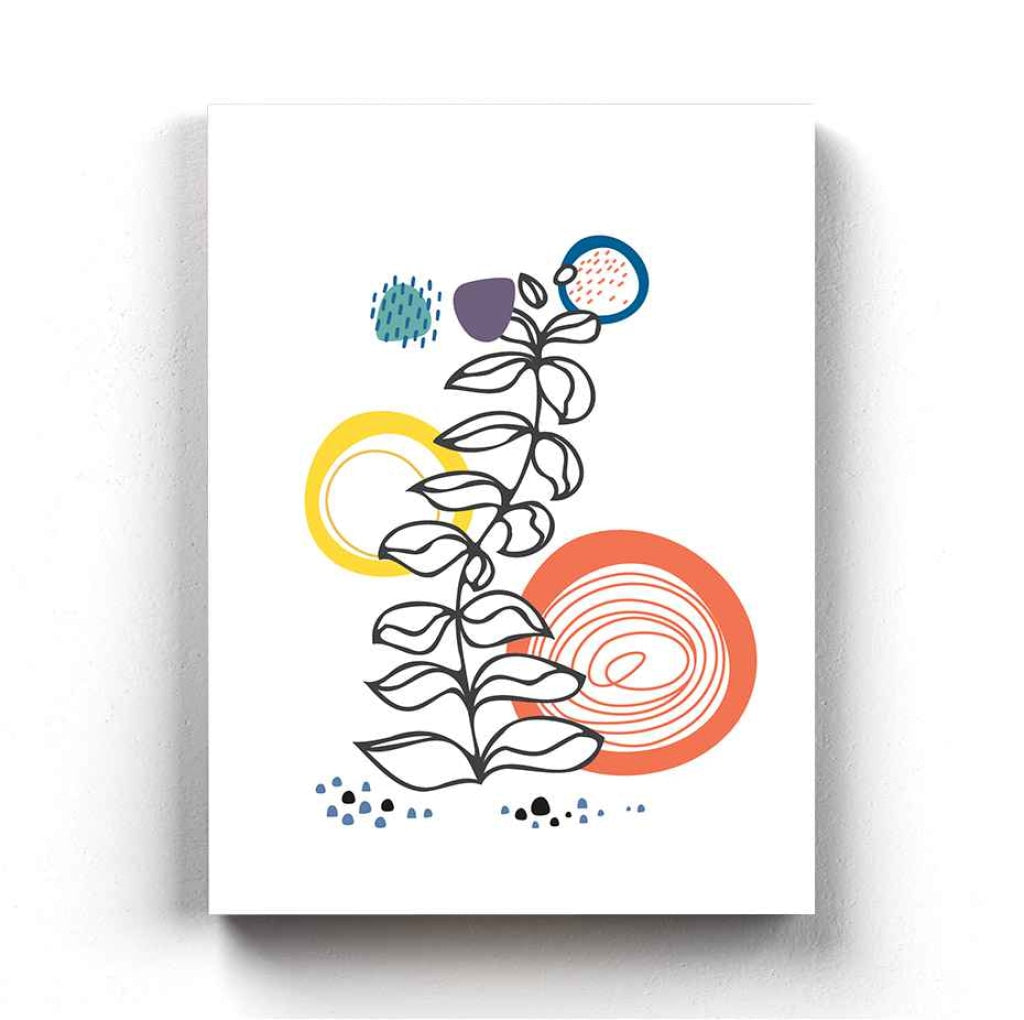 Doddle Line Art Frame For Wall Decor- Funkydecors Xs / Canvas Posters Prints &amp; Visual Artwork