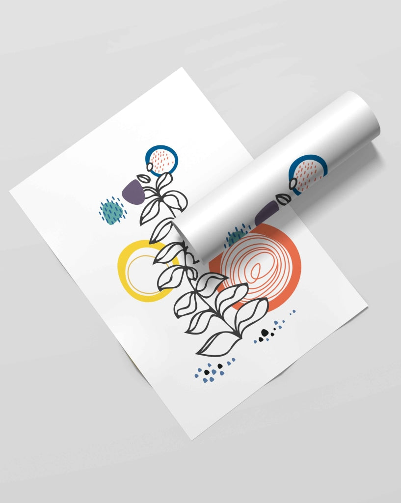 Doddle Line Art Frame For Wall Decor- Funkydecors Xs / Roll Posters Prints &amp; Visual Artwork