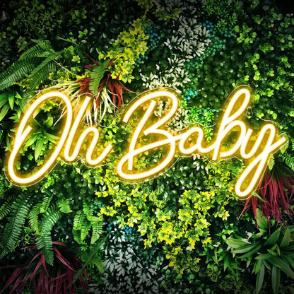 Oh Baby Neon Sign For Wall Decor- FunkyDecors