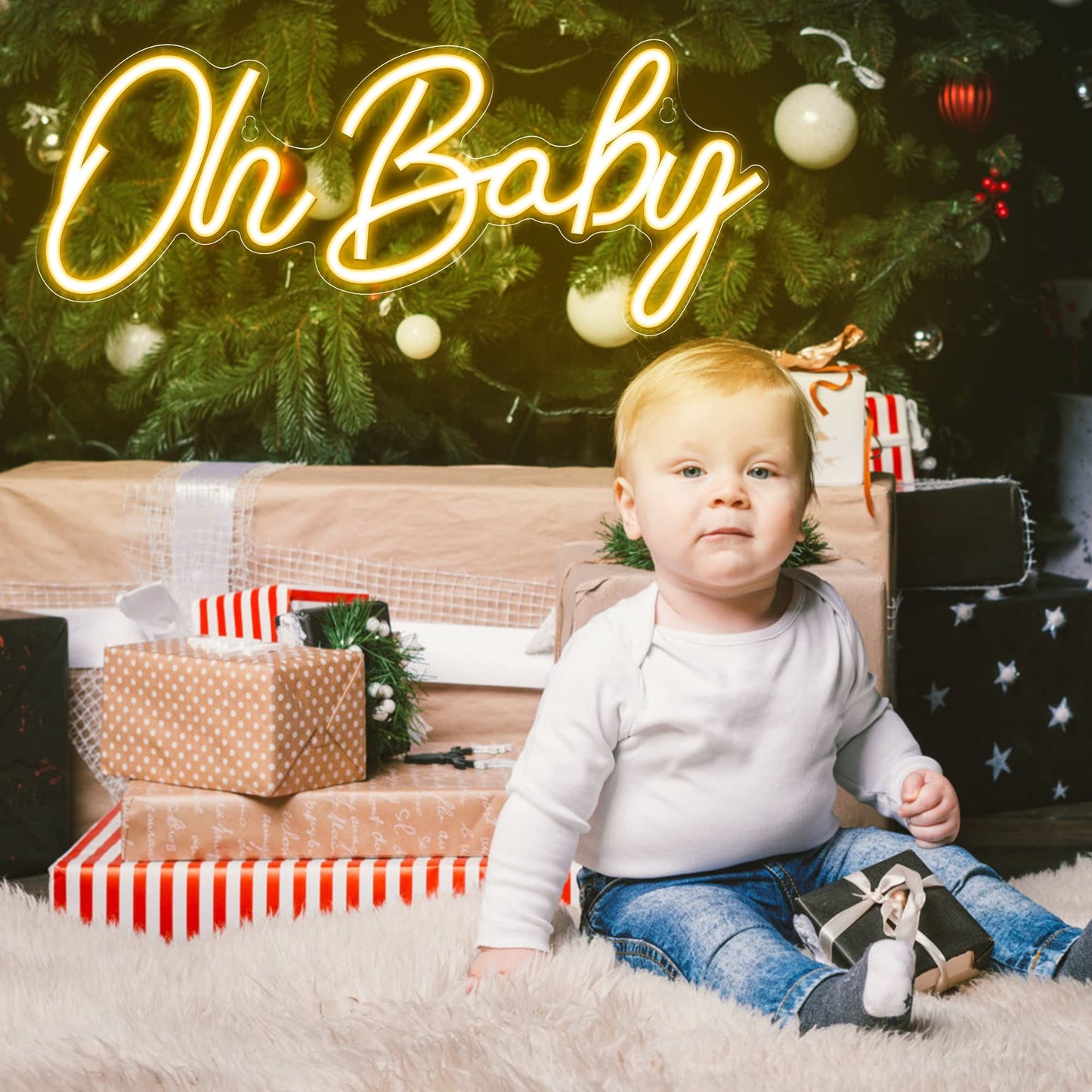 Oh Baby Neon Sign For Wall Decor- FunkyDecors