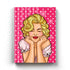 Dreamy Girl Pop Art Frame For Wall Decor- Funkydecors Xs / Canvas Posters Prints & Visual Artwork
