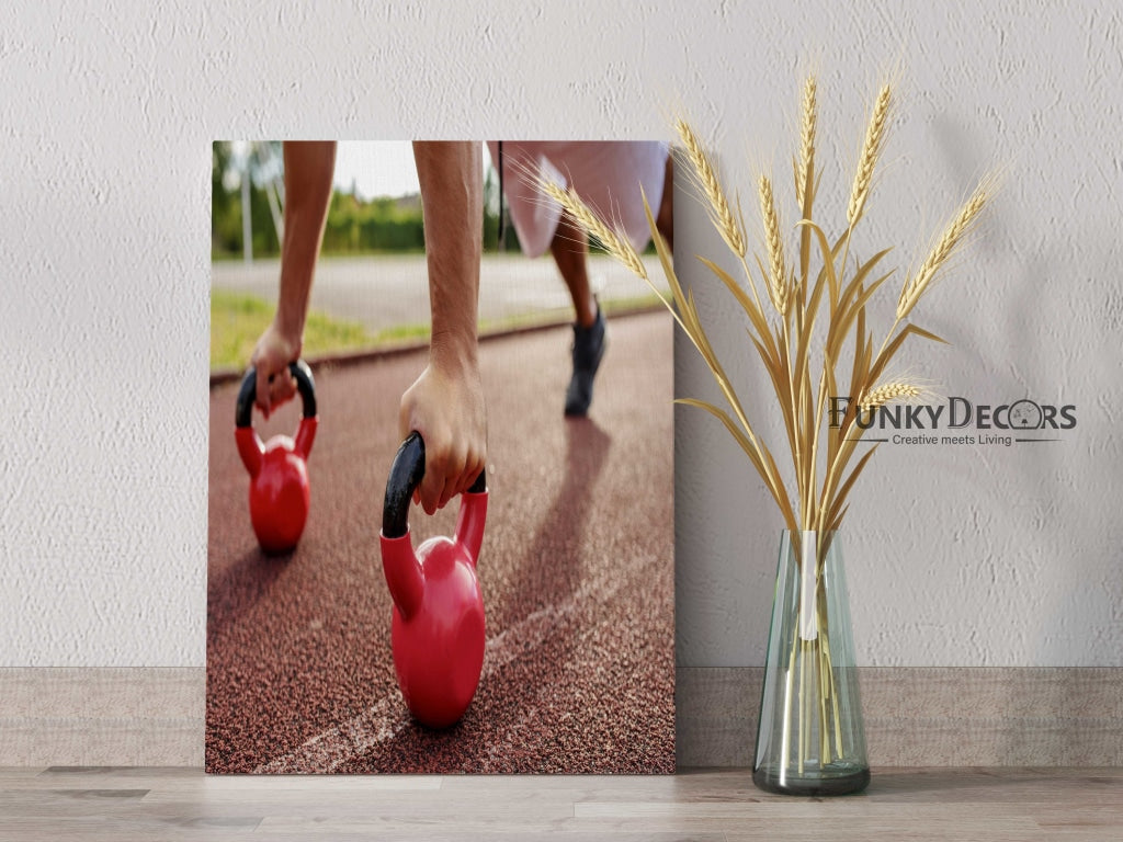Dumbbell - Sports Art Frame For Wall Decor- Funkydecors Posters Prints & Visual Artwork