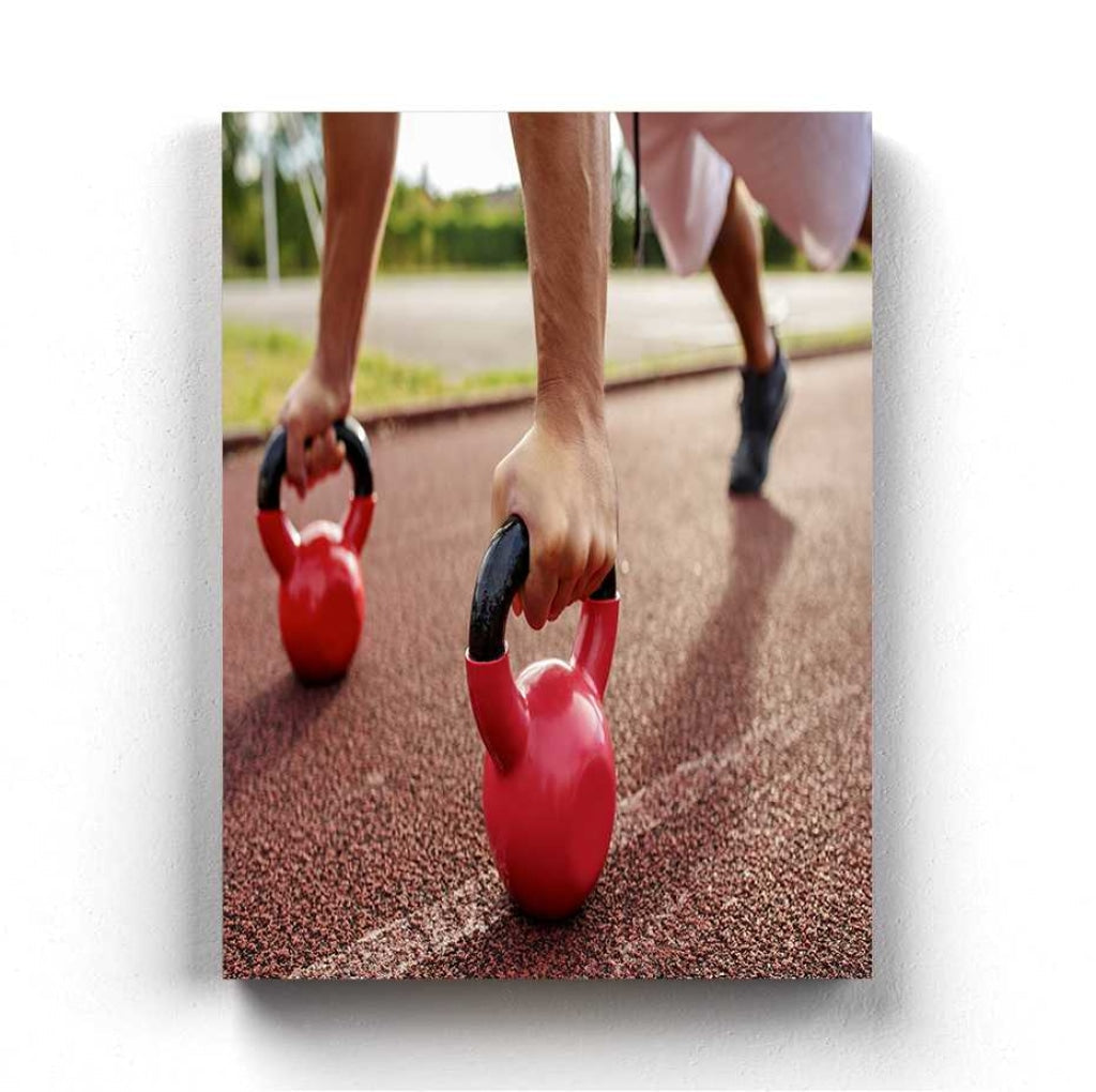 Dumbbell - Sports Art Frame For Wall Decor- Funkydecors Xs / Canvas Posters Prints &amp; Visual Artwork