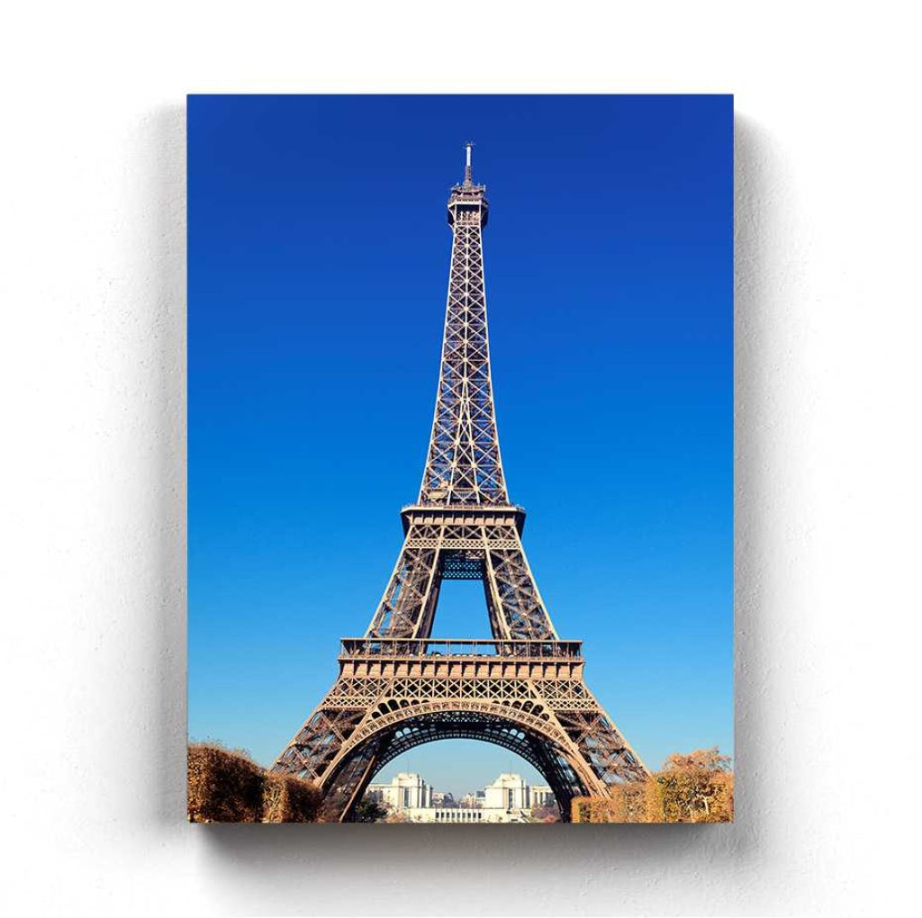 Eiffel Tower - Architectural Art Frame For Wall Decor- Funkydecors Xs / Canvas Posters Prints &