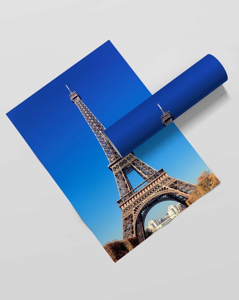 Eiffel Tower - Architectural Art Frame For Wall Decor- Funkydecors Xs / Roll Posters Prints &amp; Visual