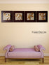 Elephants Modern 3D Stone Carving Wall Art - Set Of 4