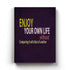 Enjoy Your Own Life - Inspirational Quotes Art Frame For Wall Decor- Funkydecors Xs / Canvas Posters