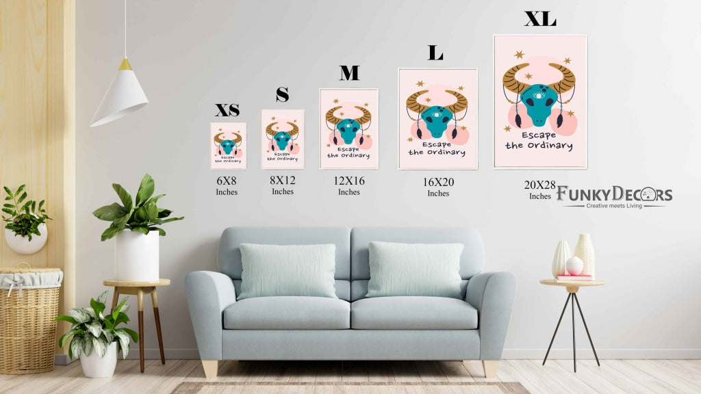 Escape The Ordinary- Tribal Art Frame For Wall Decor- Funkydecors Posters Prints & Visual Artwork