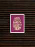Every Empty Bottle Is Filled With A Great Story Quotes Art Frame For Wall Decor- Funkydecors Xs /
