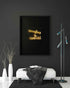 Everything Is Connected - Life Quotes Art Frame For Wall Decor- Funkydecors Xs / Black Posters