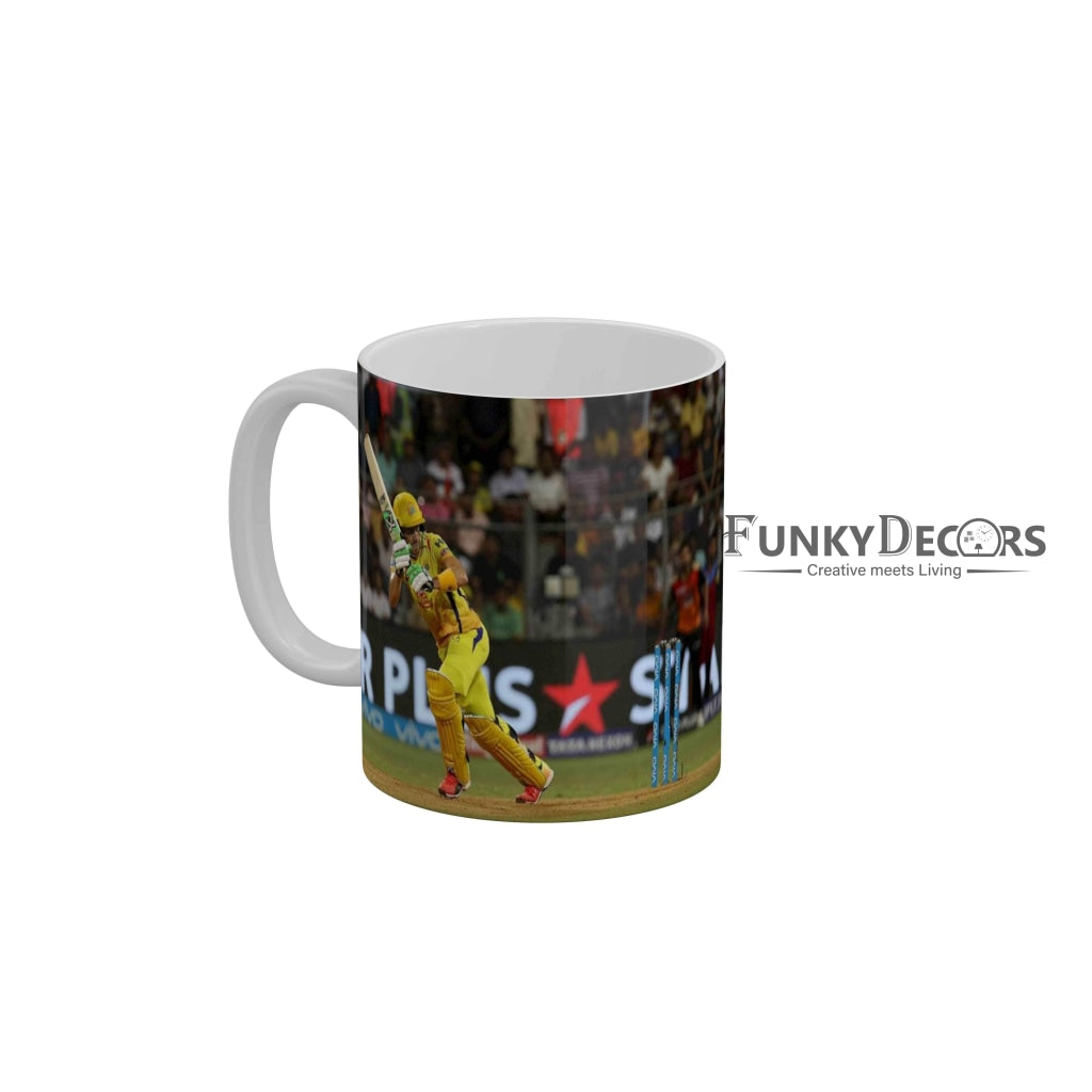 Faf du Plessis CSK Coffee Ceramic Mug 350 ML-FunkyDecors IPL Mugs FunkyDecors