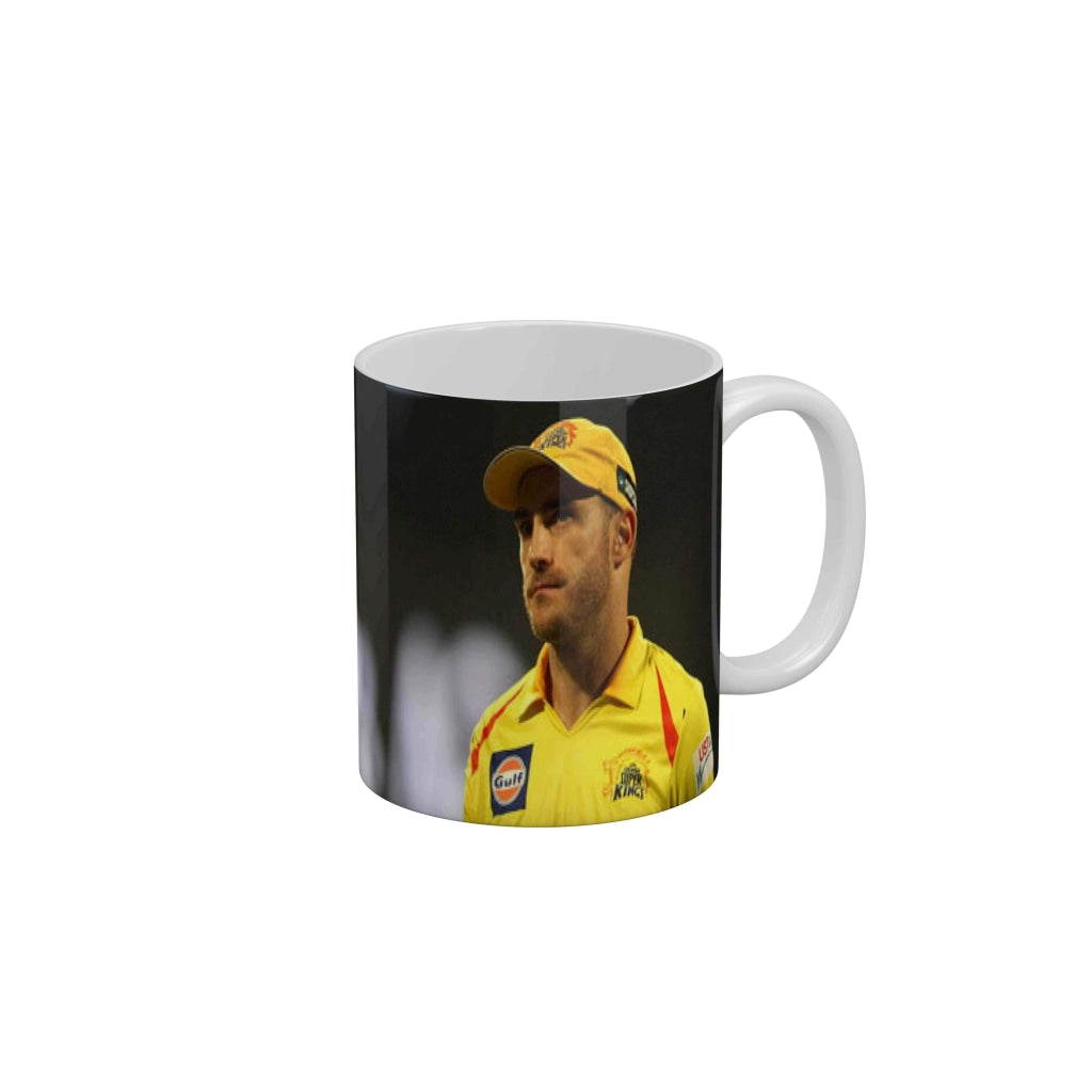 Faf Du Plessis Csk Coffee Ceramic Mug 350 Ml-Funkydecors Mugs