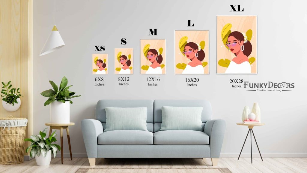 Fairytale Portrait Art Frame For Wall Decor- Funkydecors Posters Prints & Visual Artwork