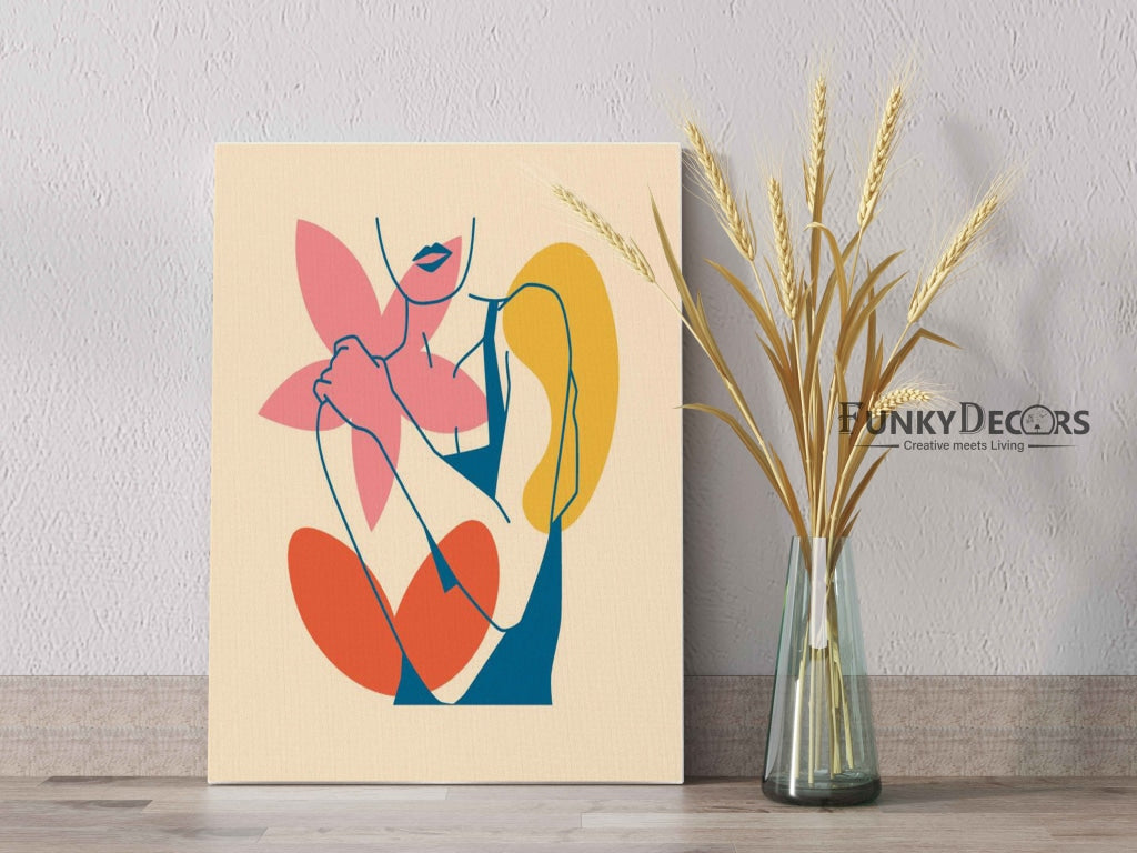 Fashion Colour Block Portrait Frame For Wall Decor- Funkydecors Posters Prints & Visual Artwork
