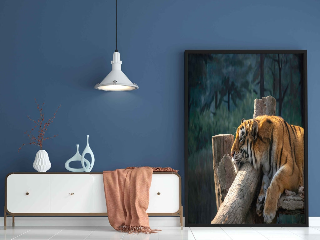Fearless - Animal Art Frame For Wall Decor- Funkydecors Xs / Black Posters Prints &amp; Visual Artwork