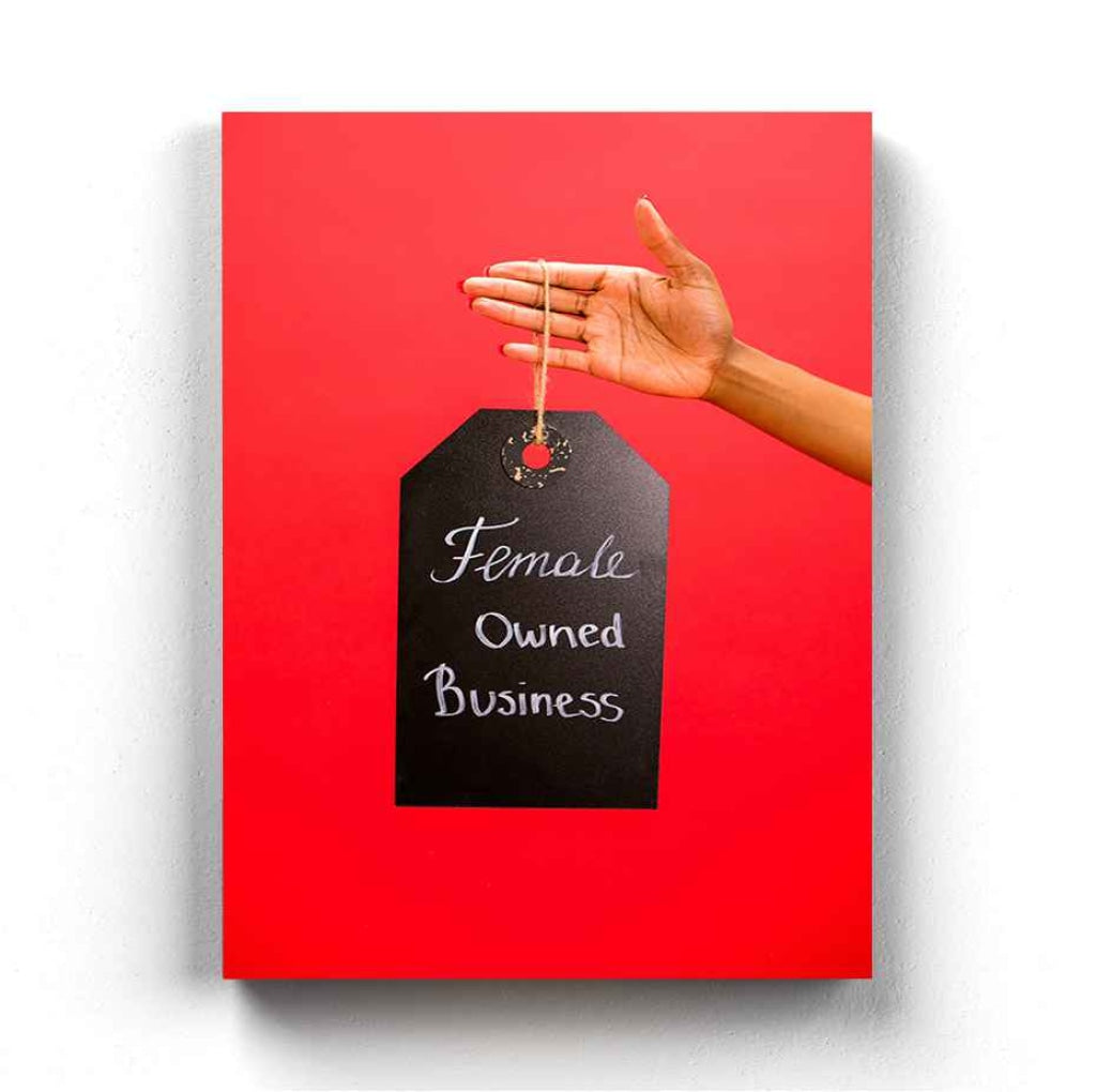 Female Owned Business- Business Art Frame For Wall Decor- Funkydecors Xs / Canvas Posters Prints &