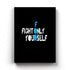 Fight Only For Yourself - Motivation Quotes Art Frame For Wall Decor- Funkydecors Xs / Canvas