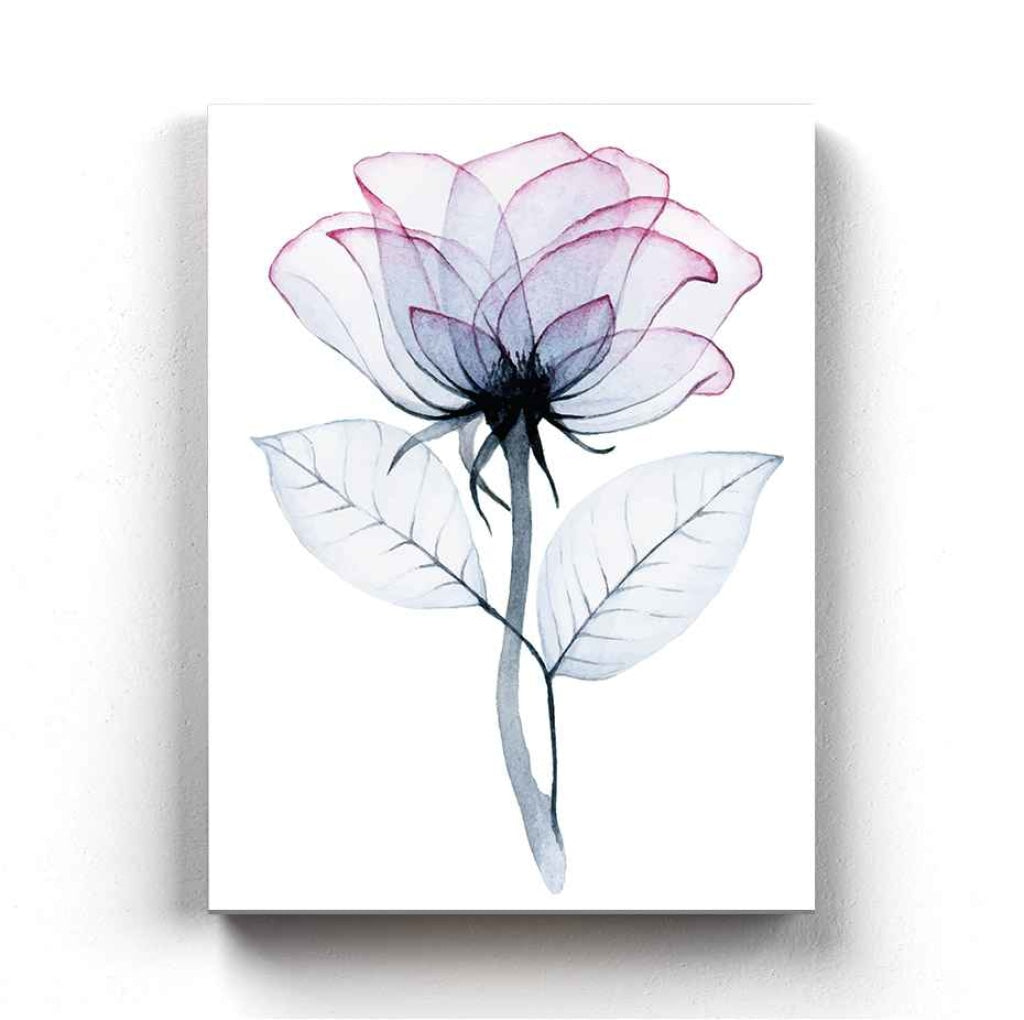 Floral Art Frame For Wall Decor- Funkydecors Xs / Canvas Posters Prints &amp; Visual Artwork