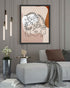 Floral Highlights - Women Line Art Frame For Wall Decor- Funkydecors Xs / Black Posters Prints &