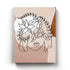 Floral Highlights - Women Line Art Frame For Wall Decor- Funkydecors Xs / Canvas Posters Prints &